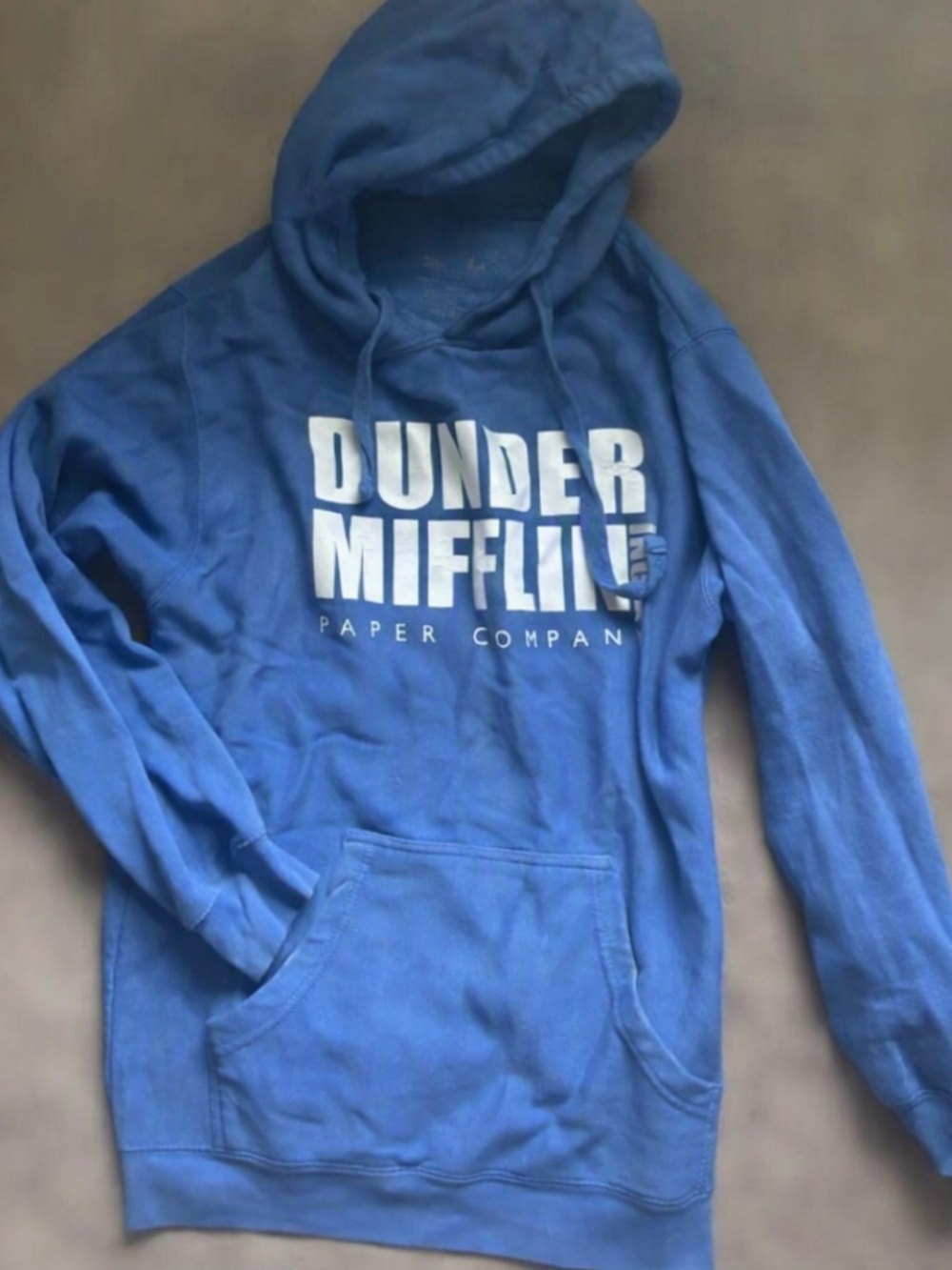 Dark blue The Office Hoodie navy Dunder Mifflin the Paper Company merch hooded